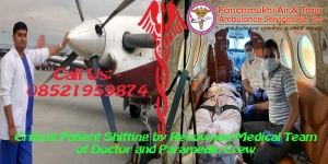 Air Ambulance Service in Raipur to Emergency Patient Transfe